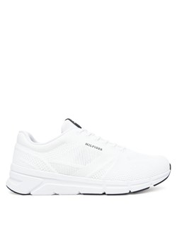 Tommy Hilfiger Sneakersy Modern Comfort Run Knit FM0FM05524 Biały ze sklepu MODIVO w kategorii Buty sportowe męskie - zdjęcie 183814850