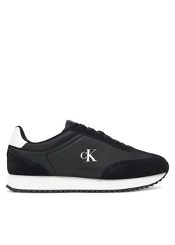 Calvin Klein Jeans Sneakersy Runner Laceup Mg Nylon Mix YW0YW01828 Czarny ze sklepu MODIVO w kategorii Buty sportowe damskie - zdjęcie 183814864