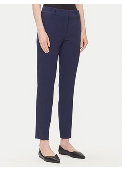 HUGO Spodnie materiałowe Hedima-1 50544742 Granatowy Slim Fit ze sklepu MODIVO w kategorii Spodnie damskie - zdjęcie 183814901