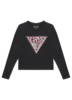 Guess Bluzka J5YI15 K6YW4 Czarny Regular Fit ze sklepu MODIVO w kategorii Bluzki dziewczęce - zdjęcie 183814912