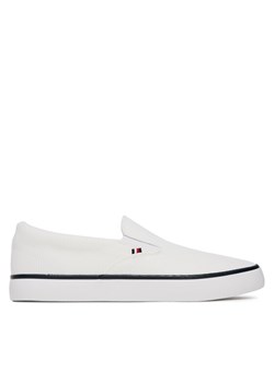 Tommy Hilfiger Tenisówki Th Hi Vulc Core Low Ii Slipon FM0FM05514 Biały ze sklepu MODIVO w kategorii Trampki męskie - zdjęcie 183814914