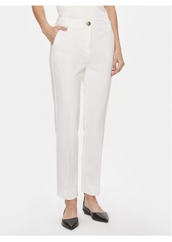Marella Chinosy Matteo 2413781014 Biały Slim Fit ze sklepu MODIVO w kategorii Spodnie damskie - zdjęcie 183814983