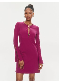 Pinko Sukienka codzienna Aquarios Abito . 101825 A15M Fioletowy Regular Fit ze sklepu MODIVO w kategorii Sukienki - zdjęcie 183815024