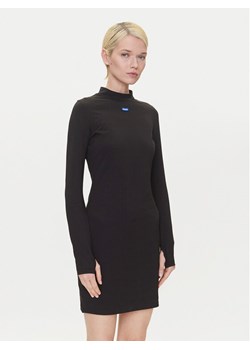 HUGO Sukienka codzienna Nilla 50545016 Czarny Slim Fit ze sklepu MODIVO w kategorii Sukienki - zdjęcie 183815093
