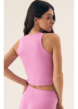 Esotiq damski crop top Bloovii Midrise 42808-30X, Kolor różowy, Rozmiar L, BLOOVII ze sklepu Primodo w kategorii Bluzki damskie - zdjęcie 183824652