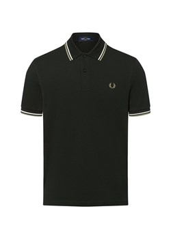Fred Perry Męska koszulka polo Mężczyźni Bawełna jodłowy jednolity ze sklepu vangraaf w kategorii T-shirty męskie - zdjęcie 183825932