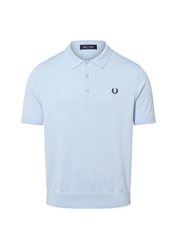 Fred Perry Męska koszulka polo Mężczyźni Bawełna jasnoniebieski jednolity - id: 749081-0004-09900 - marki Fred Perry - 183825953 Fred Perry Męska koszulka polo Mężczyźni Bawełna jasnoniebieski jednolity ze sklepu vangraaf w kategorii Swetry męskie - zdjęcie 183825953