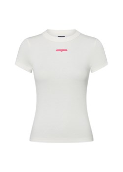 Tommy Jeans Koszulka damska Kobiety Bawełna écru jednolity ze sklepu vangraaf w kategorii Bluzki damskie - zdjęcie 183825971