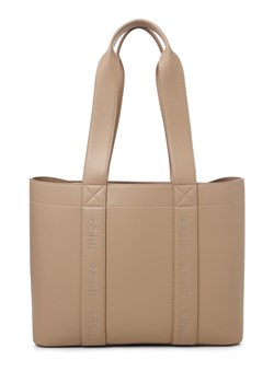 HUGO Torba na ramię DAmen - Becky Kobiety Sztuczna skóra melanżowy jednolity ze sklepu vangraaf w kategorii Torby Shopper bag - zdjęcie 183826052