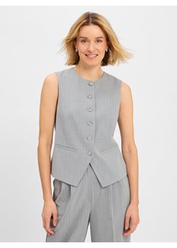 Marie Lund Damska kamizelka modułowa Kobiety jasny szary w paski ze sklepu vangraaf w kategorii Kamizelki damskie - zdjęcie 183826061