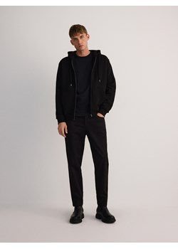 Reserved - Spodnie slim fit z modalem - czarny ze sklepu Reserved w kategorii Spodnie męskie - zdjęcie 183829331