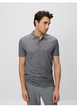 Reserved - Koszulka polo regular - ciemnoszary ze sklepu Reserved w kategorii T-shirty męskie - zdjęcie 183829680