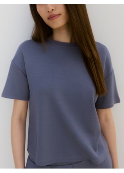 Reserved - T-shirt regular z modalem - jasnoniebieski ze sklepu Reserved w kategorii Bluzki damskie - zdjęcie 183830350