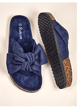 Royalfashion Damskie klapki z kokardką Bubble Sun ze sklepu royalfashion.pl w kategorii Klapki damskie - zdjęcie 183831393