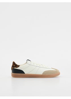 Reserved - Skórzane sneakersy - wielobarwny ze sklepu Reserved w kategorii Buty sportowe damskie - zdjęcie 183831730
