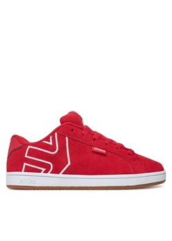 Sneakersy Etnies Fader Kids 4301000150 Czerwony ze sklepu eobuwie.pl w kategorii Buty sportowe dziecięce - zdjęcie 183832240