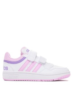 Sneakersy adidas Hoops Lifestyle IF5319 Biały ze sklepu eobuwie.pl w kategorii Buty sportowe dziecięce - zdjęcie 183832274