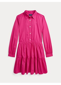 Polo Ralph Lauren Sukienka codzienna Tierdshrtdrs 313925702001 Różowy Regular Fit ze sklepu MODIVO w kategorii Sukienki dziewczęce - zdjęcie 183833081