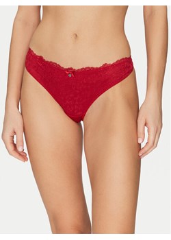 Hunkemöller Stringi Marine 300261 Czerwony ze sklepu MODIVO w kategorii Majtki damskie - zdjęcie 183833140