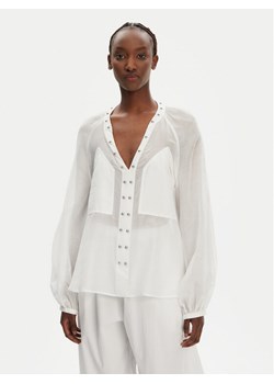 PINKO Bluzka Darren Blusa 105281 A2M7 Z05 Biały Regular Fit ze sklepu MODIVO w kategorii Bluzki damskie - zdjęcie 183833161