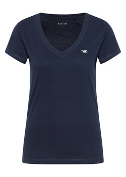Mustang T-Shirt Beverly 1016517 Granatowy Slim Fit ze sklepu MODIVO w kategorii Bluzki damskie - zdjęcie 183833192