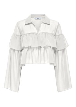 ONLY Bluzka Suzzi 15360661 Biały Regular Fit ze sklepu MODIVO w kategorii Bluzki damskie - zdjęcie 183833212