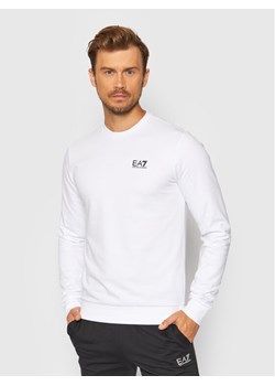 EA7 Emporio Armani Bluza 8NPM52 PJ05Z 1100 Biały Regular Fit ze sklepu MODIVO w kategorii Bluzy męskie - zdjęcie 183833281