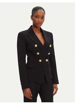 Balmain Marynarka DF1SG008VB00 Czarny Regular Fit ze sklepu MODIVO w kategorii Marynarki damskie - zdjęcie 183833301