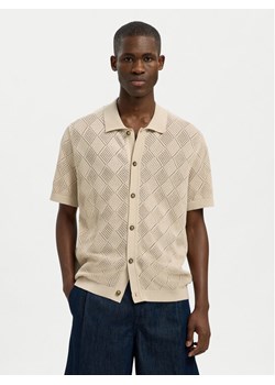 Selected Homme Koszula 16097564 Beżowy Regular Fit ze sklepu MODIVO w kategorii Koszule męskie - zdjęcie 183833303