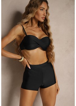 Czarne Bikini 3-częściowe Biustonosz z Wiązaniem Majtki Figi i Bokserki Vinalle ze sklepu renee.pl w kategorii Stroje kąpielowe - zdjęcie 183836741
