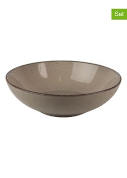 Clayre &amp; Eef Miski (2 szt.) w kolorze khaki - Ø 18 cm ze sklepu Limango Polska w kategorii Miski - zdjęcie 183837682