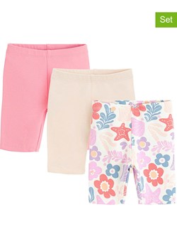 COOL CLUB Legginsy (3 pary) w kolorze beżowo-jasnoróżowym ze wzorem ze sklepu Limango Polska w kategorii Odzież dla niemowląt - zdjęcie 183838683