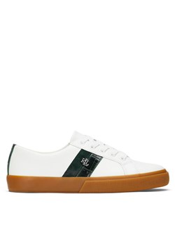 Sneakersy LAUREN RALPH LAUREN 802951390002 Biały ze sklepu eobuwie.pl w kategorii Buty sportowe damskie - zdjęcie 183838764