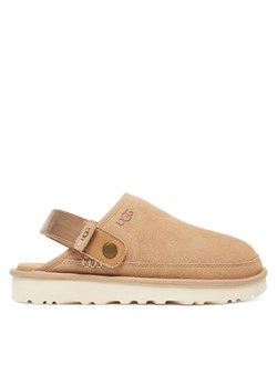 Klapki Ugg M Goldencoast Clog II 1166915 Beżowy ze sklepu eobuwie.pl w kategorii Klapki męskie - zdjęcie 183838794