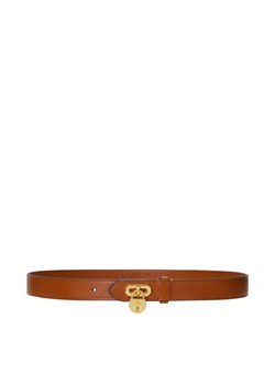 Pasek Damski LAUREN RALPH LAUREN 412920812001 Brązowy ze sklepu eobuwie.pl w kategorii Paski damskie - zdjęcie 183838833