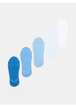 Sinsay - Skarpetki stopki 5 pack - niebieski ze sklepu Sinsay w kategorii Skarpetki damskie - zdjęcie 183839911