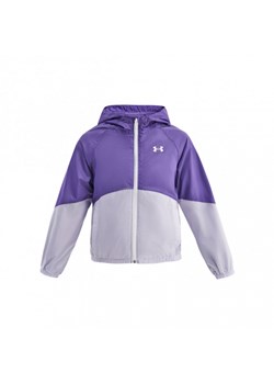 Dziewczęca kurtka wiatrówka Under Armour UA Sport Windbreaker Jkt - fioletowa ze sklepu Sportstylestory.com w kategorii Kurtki damskie - zdjęcie 183840383