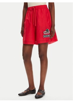 PINKO Szorty materiałowe Lewis 105243 A2M7 Czerwony Regular Fit ze sklepu MODIVO w kategorii Szorty - zdjęcie 183840812