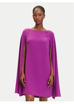 LAUREN RALPH LAUREN Sukienka koktajlowa 2,53855E+11 Fioletowy Slim Fit ze sklepu MODIVO w kategorii Sukienki - zdjęcie 183840833