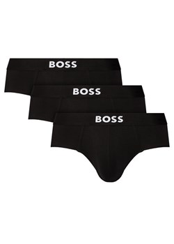 BOSS Komplet 3 par slipów Hipbr 3P Boss One 50546561 Czarny ze sklepu MODIVO w kategorii Majtki męskie - zdjęcie 183840900