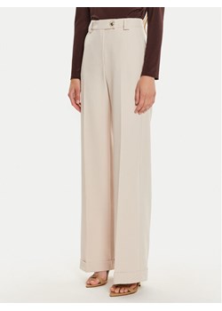 Maryley Spodnie materiałowe 24IB563/43LA Beżowy Regular Fit ze sklepu MODIVO w kategorii Spodnie damskie - zdjęcie 183840910