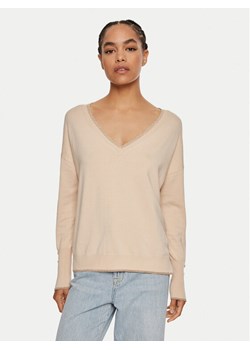 Liu Jo Sweter WF4009 MS49I X0623 Beżowy Regular Fit ze sklepu MODIVO w kategorii Swetry damskie - zdjęcie 183840912