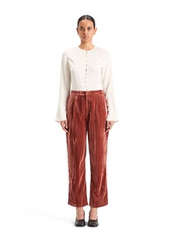 Scotch &amp; Soda Spodnie w kolorze czerwonym ze sklepu Limango Polska w kategorii Spodnie damskie - zdjęcie 183841894