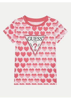 Guess T-Shirt K5RI15 K6YW4 Kolorowy Regular Fit ze sklepu MODIVO w kategorii Bluzki dziewczęce - zdjęcie 183842040