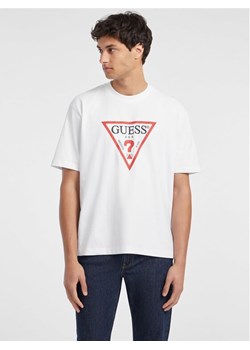Guess Jeans T-Shirt M4YI45 K8FQ4 Biały Oversize ze sklepu MODIVO w kategorii T-shirty męskie - zdjęcie 183842094