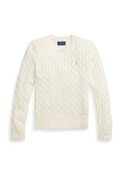 Polo Ralph Lauren Sweter 313901316011 Écru Regular Fit ze sklepu MODIVO w kategorii Swetry dziewczęce - zdjęcie 183842102