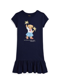 Polo Ralph Lauren Sukienka codzienna 313982151001 Granatowy Regular Fit ze sklepu MODIVO w kategorii Sukienki dziewczęce - zdjęcie 183842191