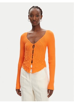 PINKO Kardigan Vergina 104627 A2E6 Pomarańczowy Slim Fit ze sklepu MODIVO w kategorii Swetry damskie - zdjęcie 183842201