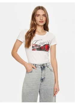 Guess T-Shirt W5RI03 J1314 Biały Regular Fit ze sklepu MODIVO w kategorii Bluzki damskie - zdjęcie 183842231