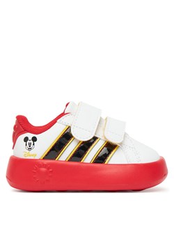 adidas Sneakersy Grand Court Mickey Cf I JQ8070 Biały ze sklepu MODIVO w kategorii Buty sportowe dziecięce - zdjęcie 183842252